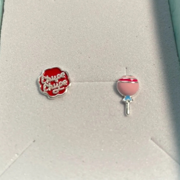 Chupa Chups Sterling Silver  Earrings - Picture 2 of 5